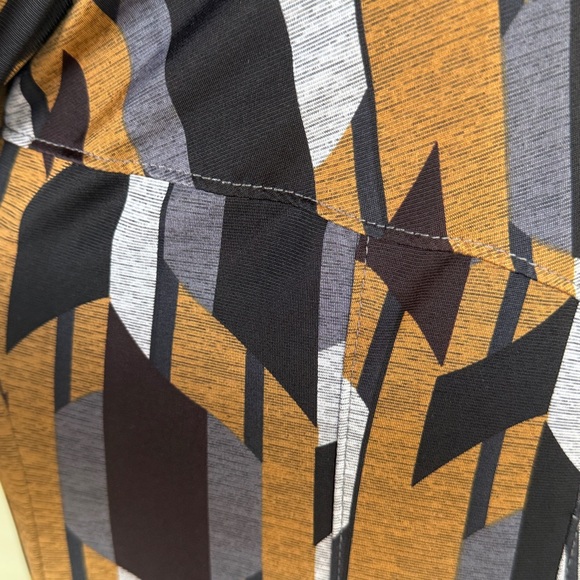 Rabbit Rabbit Rabbit Long Sleeve Geometric Print Swing Dress - Picture 8 of 11